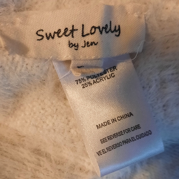 Sweet Love Elegant Cream Lace Sweater - Picture 10 of 10